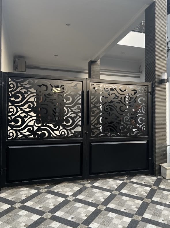 Pagar laser cutting besi custom